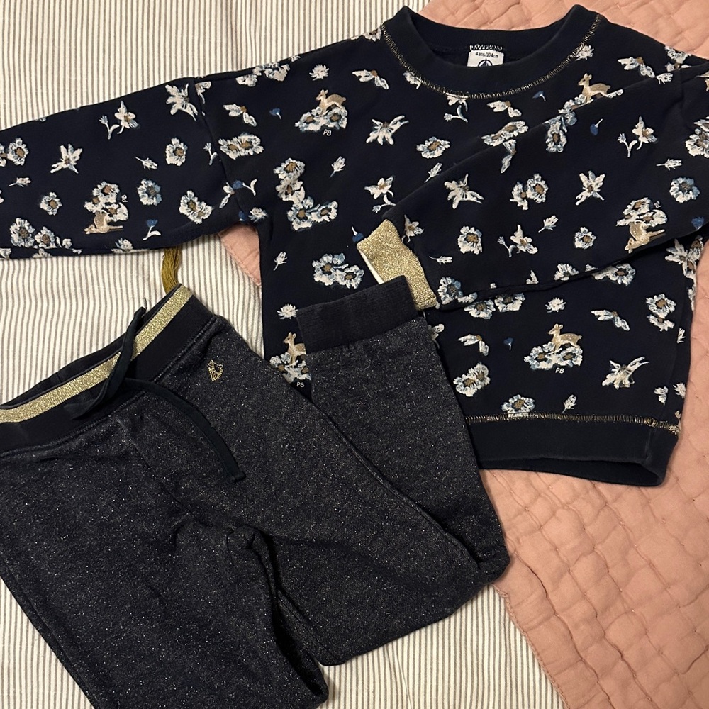 Petit Bateau Sweat Set
